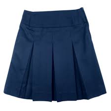 Girls Navy GAT Skirt